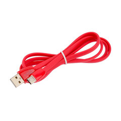 Кабель силиконовый USB – Type-C, 1 м, VIXION PRO VX-12c, для зарядки и передачи данных, красный, 03028