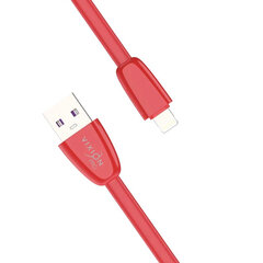 Кабель силиконовый USB – Lightning 8 pin, 1 м, VIXION PRO VX-12i, для зарядки и передачи данных, красный, 02977