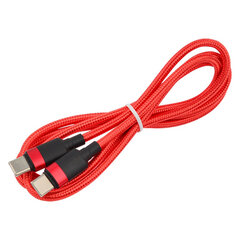 Кабель Type-C – Type-C, 60 Вт, 1 м, VIXION PRO VX-22c, для зарядки и передачи данных, красный, 02717