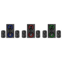 Колонки компьютерные DEFENDER Eclipse, 2.1, 40 Вт, Bluetooth, FM, USB, SD, AUX, черные, 65593