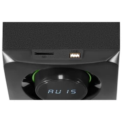 Колонки компьютерные DEFENDER Eclipse, 2.1, 40 Вт, Bluetooth, FM, USB, SD, AUX, черные, 65593