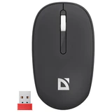 Мышь беспроводная DEFENDER Smart MM-396, 1600 dpi, 2 кнопки + 1 колесо-кнопка, оптическая, черная, 52396