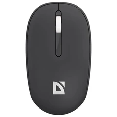 Мышь беспроводная DEFENDER Smart MM-396, 1600 dpi, 2 кнопки + 1 колесо-кнопка, оптическая, черная, 52396