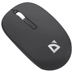 Мышь беспроводная DEFENDER Smart MM-396, 1600 dpi, 2 кнопки + 1 колесо-кнопка, оптическая, черная, 52396