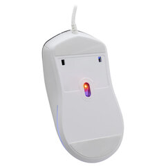 Мышь проводная DEFENDER Arga GM-049, 1200/<wbr/>1800/<wbr/>2400/<wbr/>3600 dpi, 5 кнопок + 1 колесо-кнопка, белый, 52048