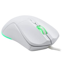 Мышь проводная DEFENDER Arga GM-049, 1200/<wbr/>1800/<wbr/>2400/<wbr/>3600 dpi, 5 кнопок + 1 колесо-кнопка, белый, 52048