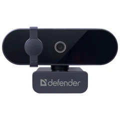 Веб-камера DEFENDER G-lens 2590 QHD, 3,7 Мп, микрофон, USB 2.0, регулируемый крепеж, черная, 63113