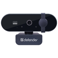 Веб-камера DEFENDER G-lens 2590 QHD, 3,7 Мп, микрофон, USB 2.0, регулируемый крепеж, черная, 63113