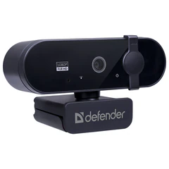 Веб-камера DEFENDER G-lens 2580, Full HD, 2 Мп, микрофон, USB 2.0, регулируемый крепеж, черная, 63112