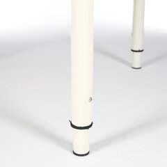 Стол детский &laquo;Дошколенок&raquo;, 700&times;700&times;400-580 мм, регулируемый, рост 0-3 (85-145 см), пластик, желтый, слоновая кость