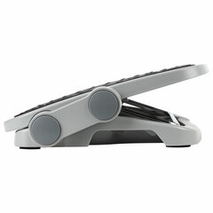 Подставка для ног BRAUBERG, офисная, 45&times;35 см, 2 положения, серая, 530363