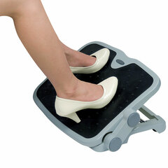 Подставка для ног BRAUBERG, офисная, 45&times;35 см, 2 положения, серая, 530363