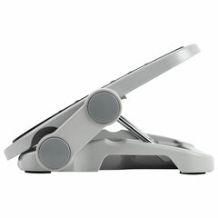 Подставка для ног BRAUBERG, офисная, 45&times;35 см, 2 положения, серая, 530363