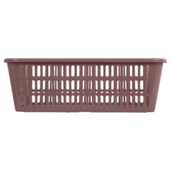 Корзинка 4 литра универсальная, 9,5&times;30&times;19,5 см, для хранения, пластик, ассорти, 332