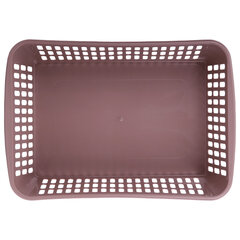 Корзинка 8 литров универсальная, 12,5&times;25&times;36 см, для хранения, пластик, ассорти, 333