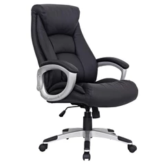 Кресло из натуральной кожи BRABIX &laquo;Grand EX-500&raquo;, черное, 530861