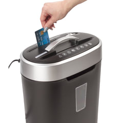 Уничтожитель (шредер) BRAUBERG S8, 4 уровень секретности, фрагменты 4&times;18 мм, 8 листов, корзина 16 литров, CD