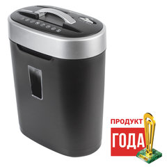 Уничтожитель (шредер) BRAUBERG S8, 4 уровень секретности, фрагменты 4&times;18 мм, 8 листов, корзина 16 литров, CD