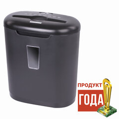 Уничтожитель (шредер) BRAUBERG S6, 3 уровень секретности, фрагменты 5&times;34 мм, 6 листов, корзина 16 литров, 530963