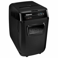 Уничтожитель (шредер) FELLOWES AUTOMAX 200C, 4 уровень секретности, фрагменты 4&times;38 мм, 200 листов, корзина 32 литра, FS-465