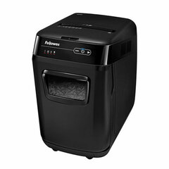 Уничтожитель (шредер) FELLOWES AUTOMAX 200C, 4 уровень секретности, фрагменты 4&times;38 мм, 200 листов, корзина 32 литра, FS-465