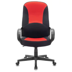 Кресло офисное BRABIX &laquo;City EX-512&raquo;, ткань черная/<wbr/>красная, TW, 531408