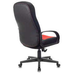 Кресло офисное BRABIX &laquo;City EX-512&raquo;, ткань черная/<wbr/>красная, TW, 531408