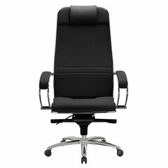 Кресло офисное МЕТТА &laquo;SAMURAI&raquo; KL-1, экокожа, черное