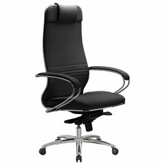 Кресло офисное МЕТТА &laquo;SAMURAI&raquo; KL-1, экокожа, черное