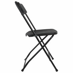 Стул складной BRABIX &laquo;Golf CF-002&raquo;, черный каркас, пластик черный, 531563