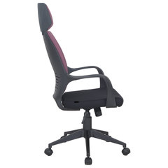 Кресло офисное BRABIX PREMIUM &laquo;Galaxy EX-519&raquo;, ткань, черное/<wbr/>терракотовое, 531570