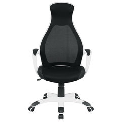 Кресло офисное BRABIX PREMIUM &laquo;Genesis EX-517&raquo;, пластик белый, ткань/<wbr/>экокожа/<wbr/>сетка черная, 531573