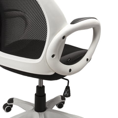 Кресло офисное BRABIX PREMIUM &laquo;Genesis EX-517&raquo;, пластик белый, ткань/<wbr/>экокожа/<wbr/>сетка черная, 531573