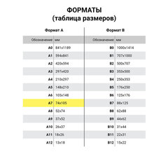 Пленки-заготовки для ламинирования МАЛОГО ФОРМАТА, А7, КОМПЛЕКТ 100 шт., 125 мкм, BRAUBERG, 531787