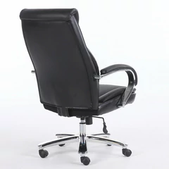 Кресло офисное BRABIX PREMIUM &laquo;Advance EX-575&raquo;, хром, экокожа, черное, 531825
