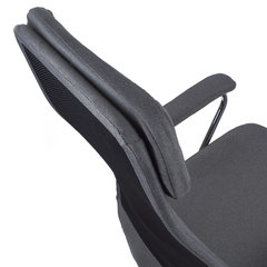 Кресло офисное BRABIX &laquo;Flight EX-540&raquo;, хром, ткань, сетка, серое, 531848