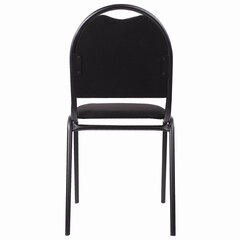 Стул для посетителей РС00Л, черный каркас, ткань черная