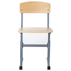 Стул ученический регулируемый &laquo;Ученик&raquo;, 380&times;480&times;720-800 мм, рост 4-6, серый каркас