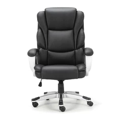 Кресло офисное BRABIX PREMIUM &laquo;Rest EX-555&raquo;, пружинный блок, экокожа, черное, 531938