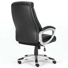 Кресло офисное BRABIX PREMIUM &laquo;Grand EX-501&raquo;, рециклированная кожа, черное, 531950