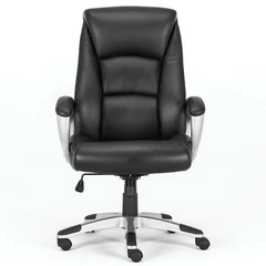 Кресло офисное BRABIX PREMIUM &laquo;Grand EX-501&raquo;, рециклированная кожа, черное, 531950