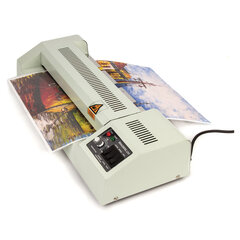 Ламинатор BRAUBERG FGK-230, формат А4, толщина пленки 1 сторона 60-250 мкм, скорость 51 см/<wbr/>мин., 531970