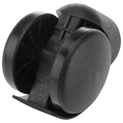 Колеса (ролики) BRABIX для кресла, пластиковые, КОМПЛЕКТ 5 шт., шток d 11 мм, черные, в коробе, 532008