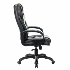 Кресло офисное BRABIX PREMIUM &laquo;Nord EX-590&raquo;, черный пластик, экокожа, черное, 532097
