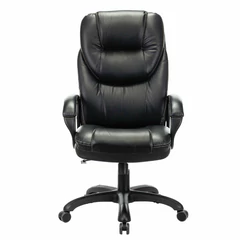 Кресло офисное BRABIX PREMIUM &laquo;Nord EX-590&raquo;, черный пластик, экокожа, черное, 532097