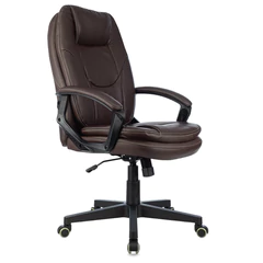 Кресло офисное BRABIX PREMIUM &laquo;Trend EX-568&raquo;, экокожа, коричневое, 532101