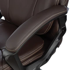 Кресло офисное BRABIX PREMIUM &laquo;Trend EX-568&raquo;, экокожа, коричневое, 532101