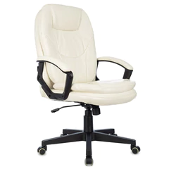 Кресло офисное BRABIX PREMIUM &laquo;Trend EX-568&raquo;, экокожа, бежевое, 532102