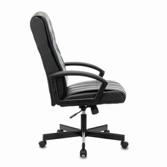 Кресло офисное BRABIX &laquo;Quadro EX-524&raquo;, компактная упаковка, экокожа, черное, 532104