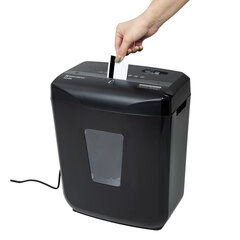 Уничтожитель (шредер) BRAUBERG 1018X, 4 уровень секретности, фрагменты 4&times;40 мм, 10 листов, корзина 18 литров, 532150